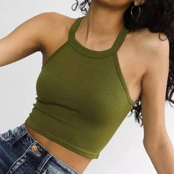 Free People Tops - FREE PEOPLE MOVEMENT  bella seamless rib tank Sz M/L NEW